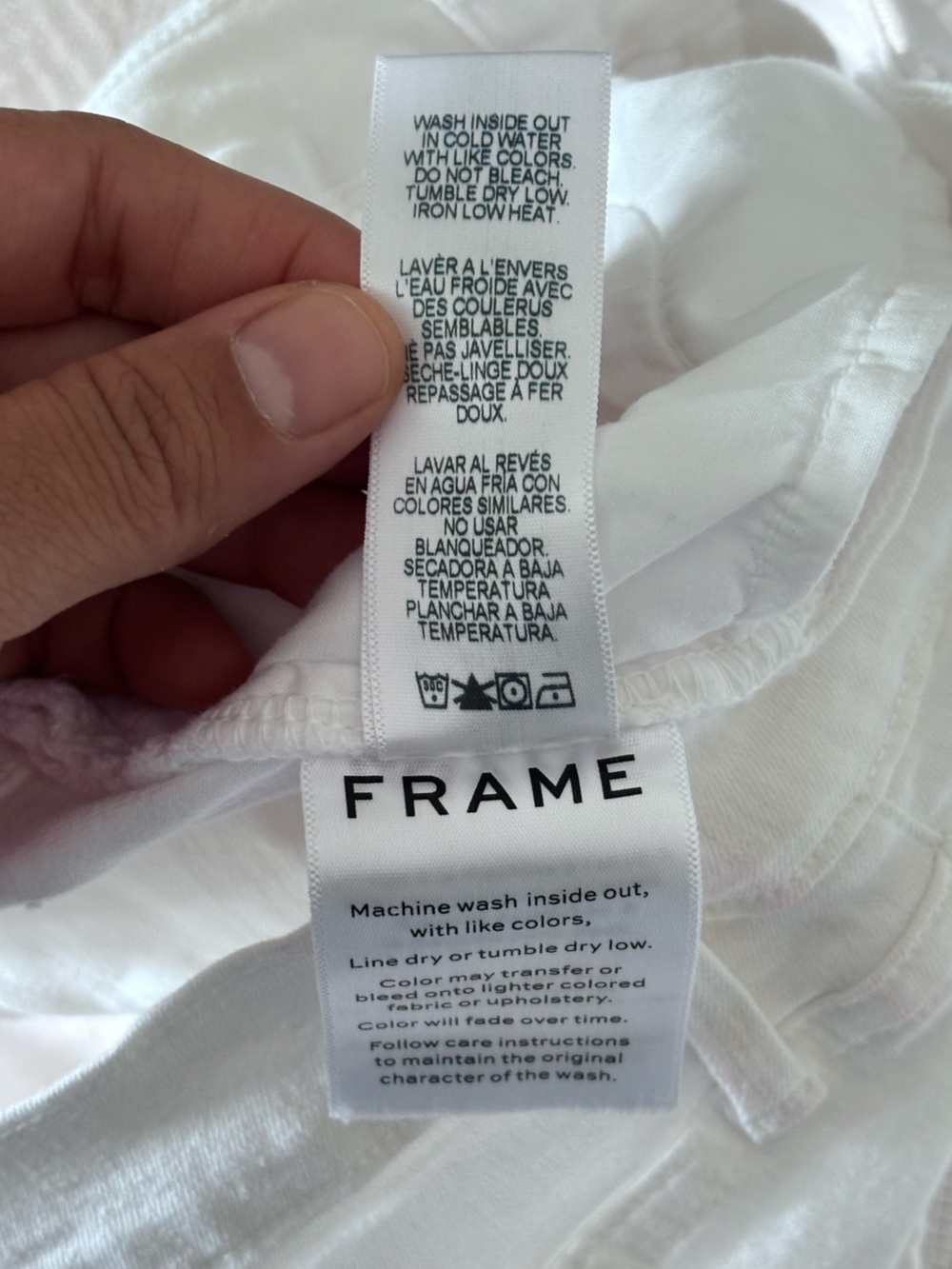 Frame Denim White Distressed Skinny Jeans - Picture 11 of 13